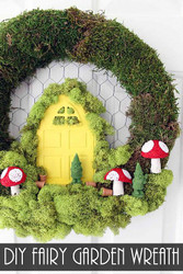 DIY Fairy Garden Wreath